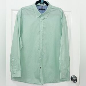 Tommy Hilfiger Gingham Slim Fit long sleeve button down shirt size Large
